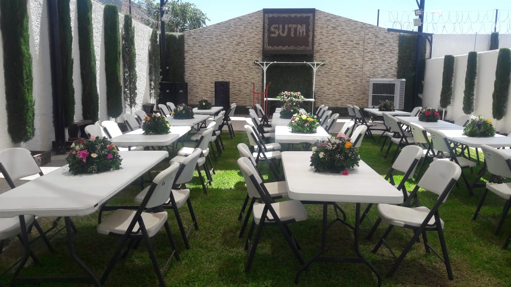 Jardín de eventos del SUTM
